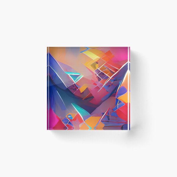 Item preview, Bright geometry designed and sold by advanceprintart.