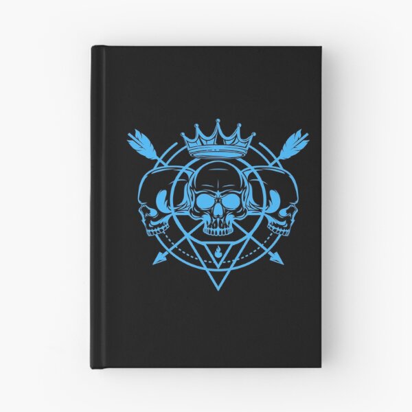 Item preview, Blue skulls and arrows designed and sold by Disturbed-Mind.