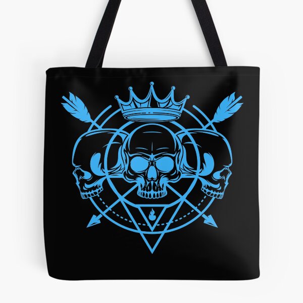 Item preview, Blue skulls and arrows designed and sold by Disturbed-Mind.