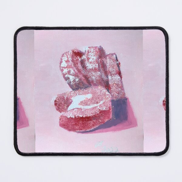 Item preview, Red Velvet Acrylic Painting Sweet Cake With Icing designed and sold by ClosLineDesigns.