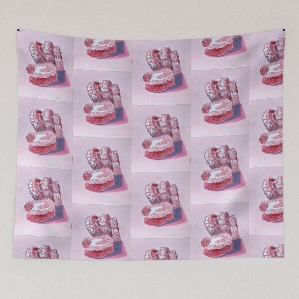Item preview, Red Velvet Acrylic Painting Sweet Cake With Icing designed and sold by ClosLineDesigns.
