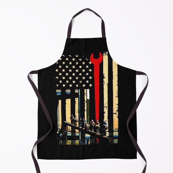 Aperçu de l'œuvre Ironworker et outils de drapeau américain créée et vendue par Abigial360.
