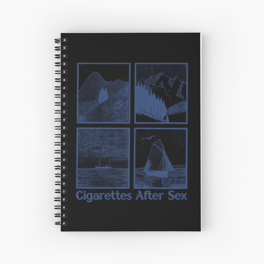 Cigarettes After Sex Great Model Original Retro Fan Art Design Spiral Notebook By 2955