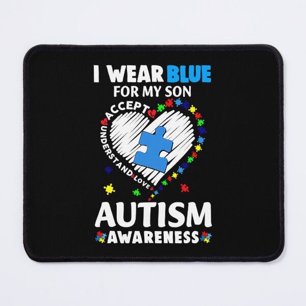 Item preview, Heart I Wear Blue For My Son Autism Awareness Month designed and sold by HaaChris-Artis.