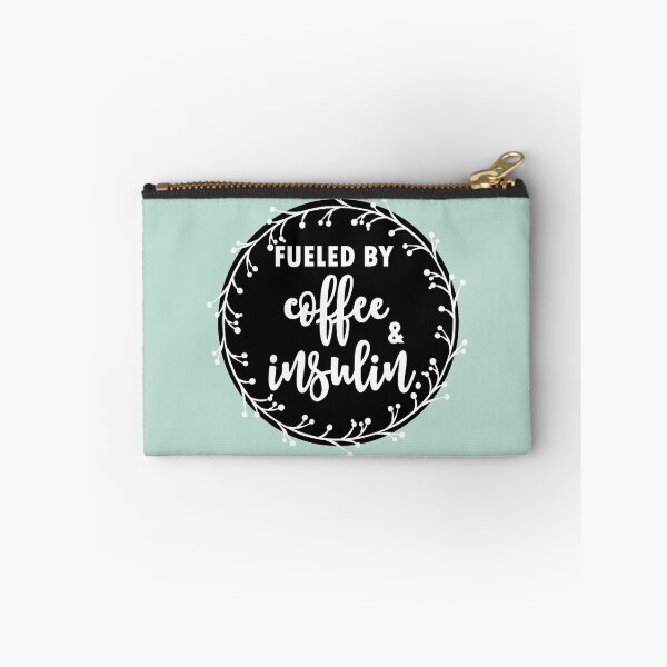 Item preview, Fueled by coffee and insulin - diabetics t1d  type 1 type 2 diabetes insulin insulin pump designed and sold by papillondesign.