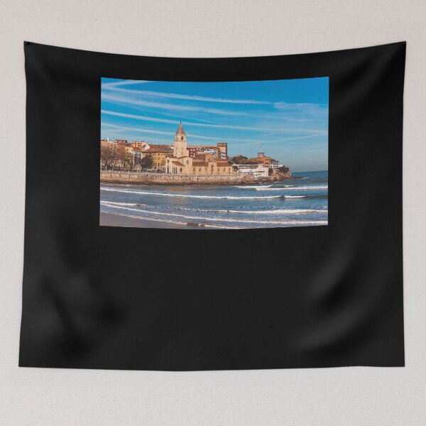 Item preview, View of Gijon Asturias the Northern Spain   designed and sold by vealsteallf.
