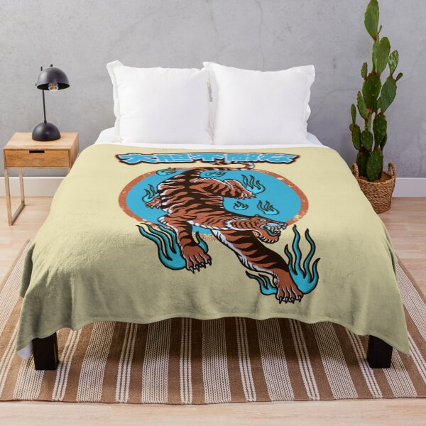 Item preview, Fearless Retro Japanese Kanji Sukajan Tiger designed and sold by RandomWeird.