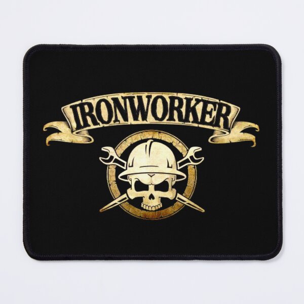 Item preview, Ironworker Skull Crossbones Badge designed and sold by Michael342.