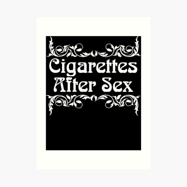 Cigarettes Special Present After Sex Original Retro Fan Art Design Art Print For Sale By 7955