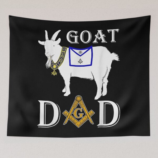 Item preview, GOAT Masons Dad Collar Apron Brother Masonic Father Day  designed and sold by KyllieHuj.