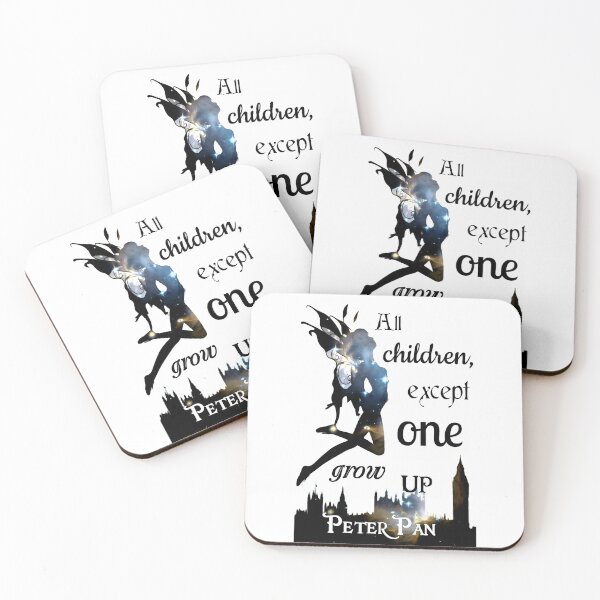 Item preview, Peter Pan Print - 'All Children Except One Grow Up' designed and sold by Rebel Misfits.