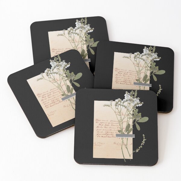 Item preview, Old letters with dried flowers designed and sold by TypeWrite.