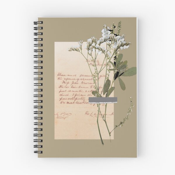 Item preview, Old letters with dried flowers designed and sold by TypeWrite.
