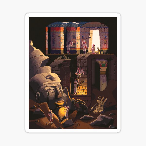 Scene # 40: 'The Tomb' Sticker