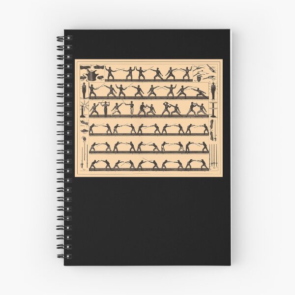 Item preview, Vintage Fencing Swordsmanship Diagram 1907  designed and sold by vealsteallf.