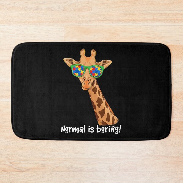 Item preview, Hipster Giraffe Glasses Normal Is Boring Autism Awareness designed and sold by HaaChris-Artis.