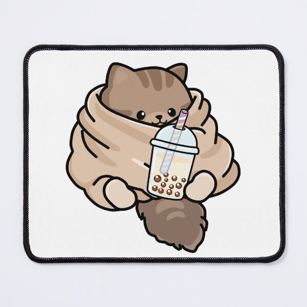 Item preview, Cozy Kitten Loves Boba! designed and sold by SirBobalot.