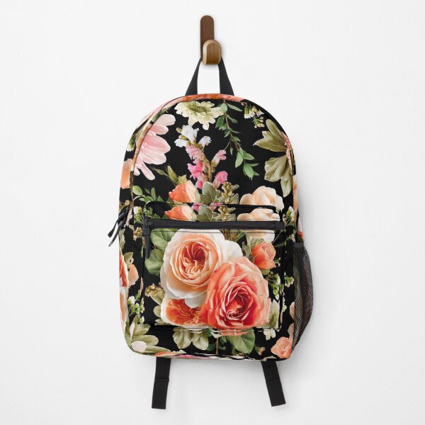 Item preview, Night rose garden bouquet flower floral pattern designed and sold by PG Illustration.