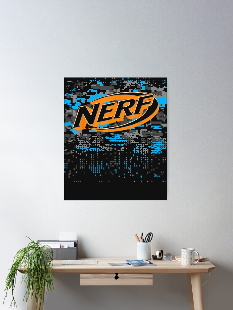 Nerf Logo Glitch Camouflage T-Shirt