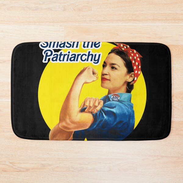 Item preview, AOC Smash the patriarchy Fitted  designed and sold by hinerboeyk.