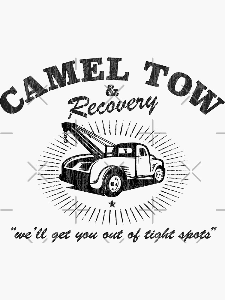 Camel Tow And Recovery Shirt Sticker By Alhern67 Redbubble