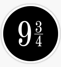 Platform 9 3/4 Sticker