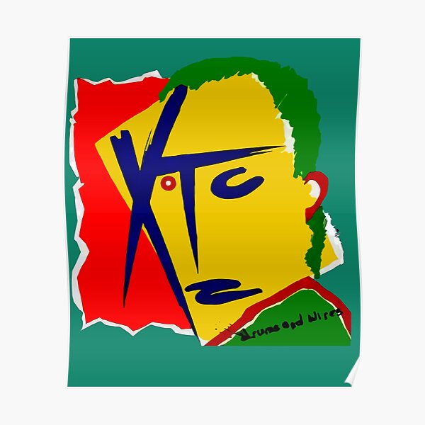 " Xtc drum and wires " Poster for Sale by Flokshe Redbubble
