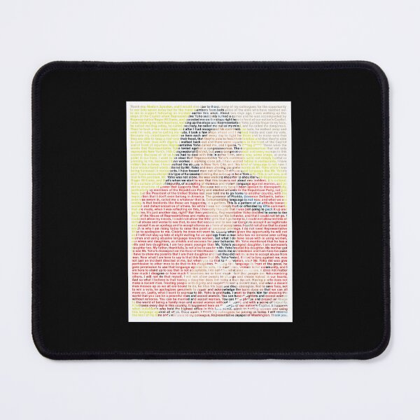 Item preview, AOC&x27;s speech about Ted Yoho &x27;Apology&x27; House Floor Speech full (with background) UPDAT designed and sold by hinerboeyk.