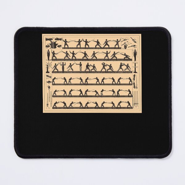 Item preview, Vintage Fencing Swordsmanship Diagram 1907  designed and sold by vealsteallf.