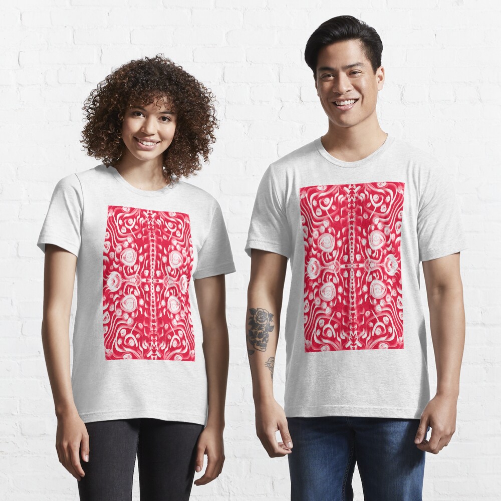 Roze pattern " T-shirt for Sale pamiyazima | Redbubble | roze t-shirts - rosa t-shirts - lace t-shirts