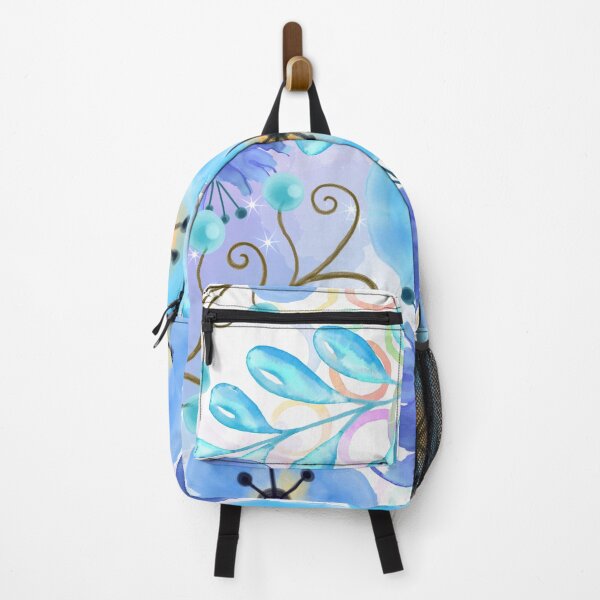 Item preview, Blue watercolor flowers designed and sold by FGCART.