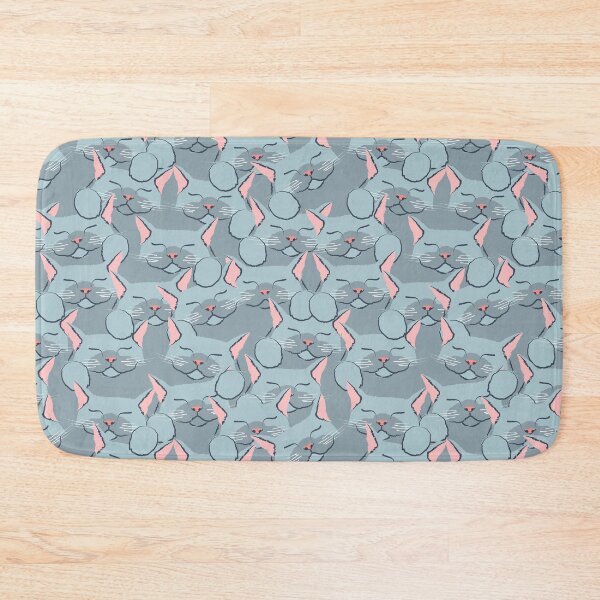 Item preview, grey kittens with pink ears designed and sold by Kosinskaya.