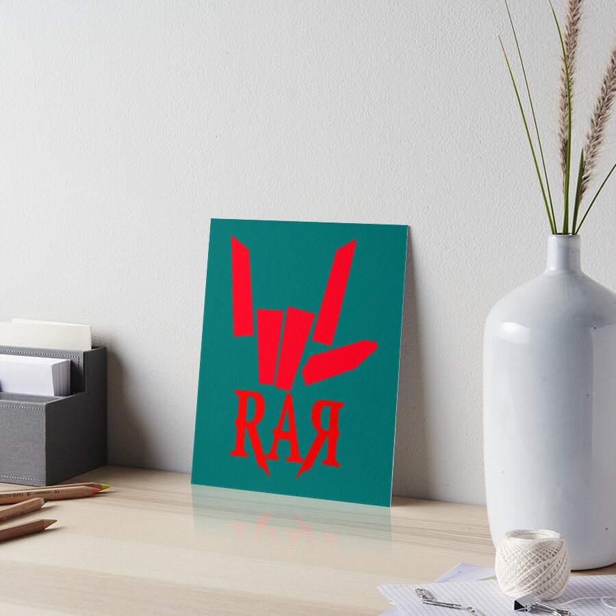 Carter Sharer Share The Love Logo Art Board Print By Wishnco