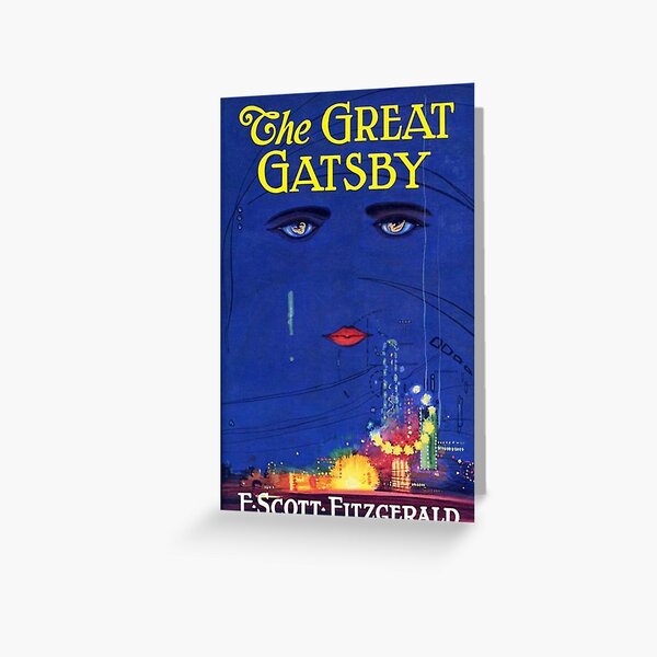 The Great Gatsby Print Greeting Card
