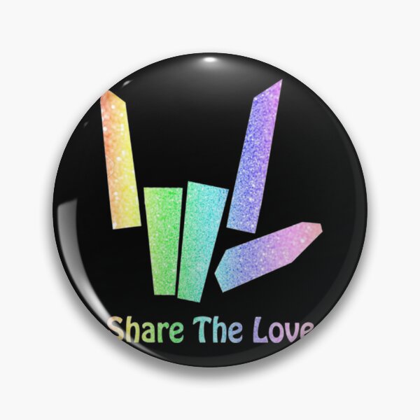 Item preview, Rainbow Share The Love     designed and sold by WishnCo.