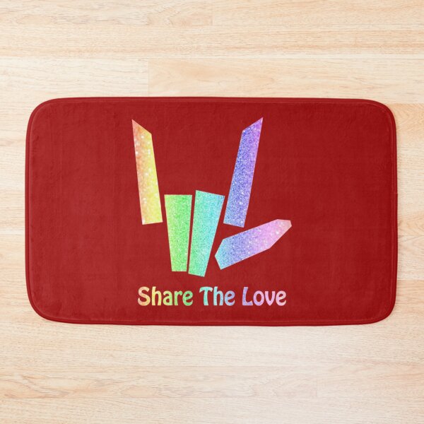 Item preview, Rainbow Share The Love     designed and sold by WishnCo.