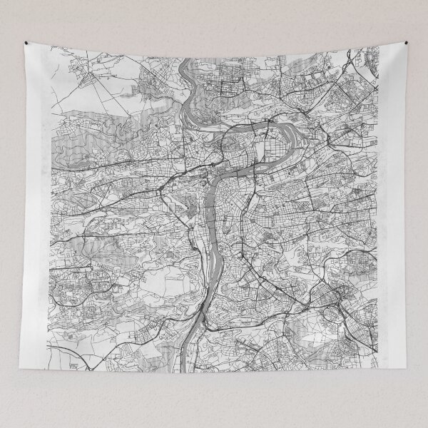 Item preview, Prague Map Line designed and sold by HubertRoguski.