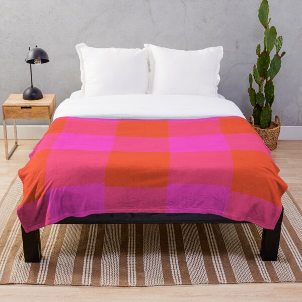 Item preview, Colorido patrón a cuadros en rosa y rojo. designed and sold by LiquidWing.