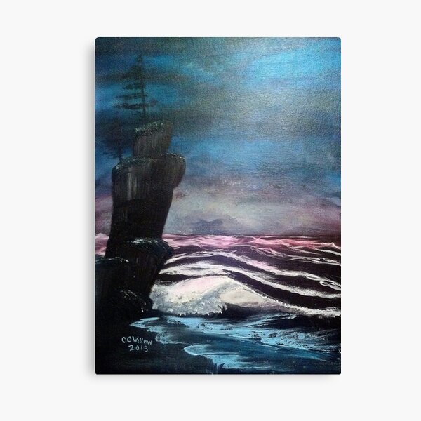 Midnight Beach Canvas Print