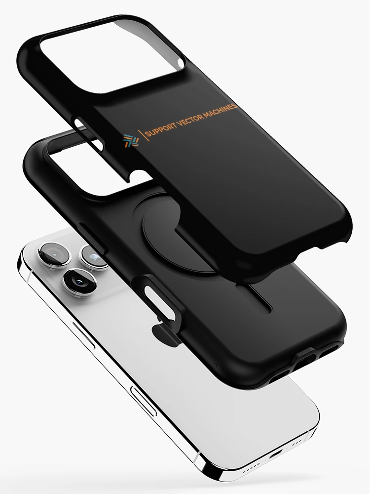 Thumbnail 2 of 4, iPhone Case, Support Vector Machines Machine Learning Data Science Algorithm designed and sold by deffro.