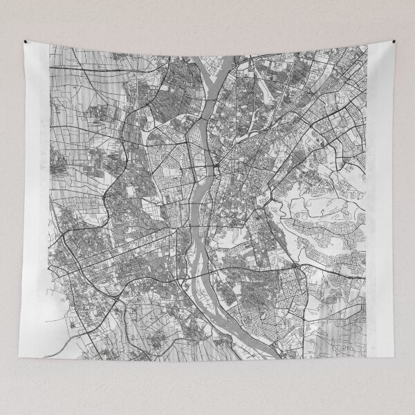 Item preview, Cairo Map Line designed and sold by HubertRoguski.
