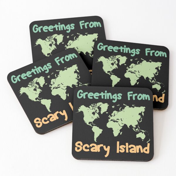 Item preview, Greetings From Scary Island designed and sold by medbdj.