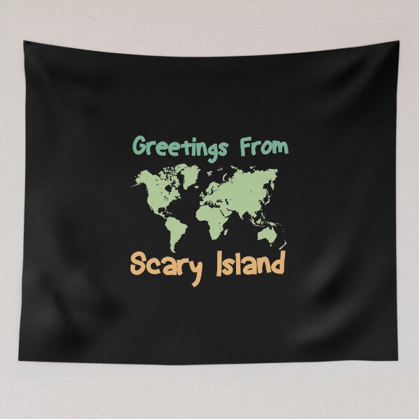 Item preview, Greetings From Scary Island designed and sold by medbdj.