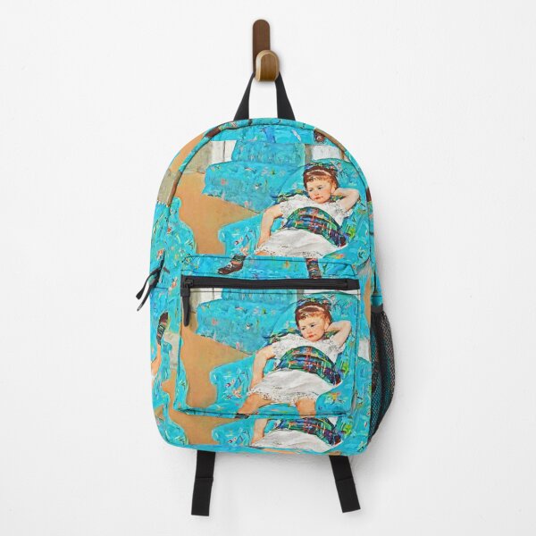 Item preview, Little Girl in a pretty Blue Armchair (1878) by Mary Cassatt, Digitally enhanced by WatermarkNZ Press designed and sold by CristalleLisa.