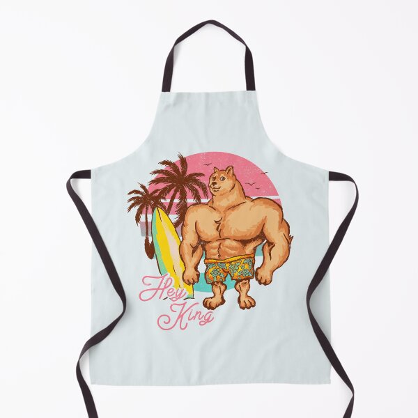 Item preview, Swole Doge Chilling on the Beach | Pink | Hey King | Big Muscle Buff Dog Meme | Chad Shiba Inu Doggo Dank Memes | Bonk Dorime | Much Wow | Backpack | Surf Sun Ocean Palm Trees | Bondi Beach designed and sold by Any Color Designs.