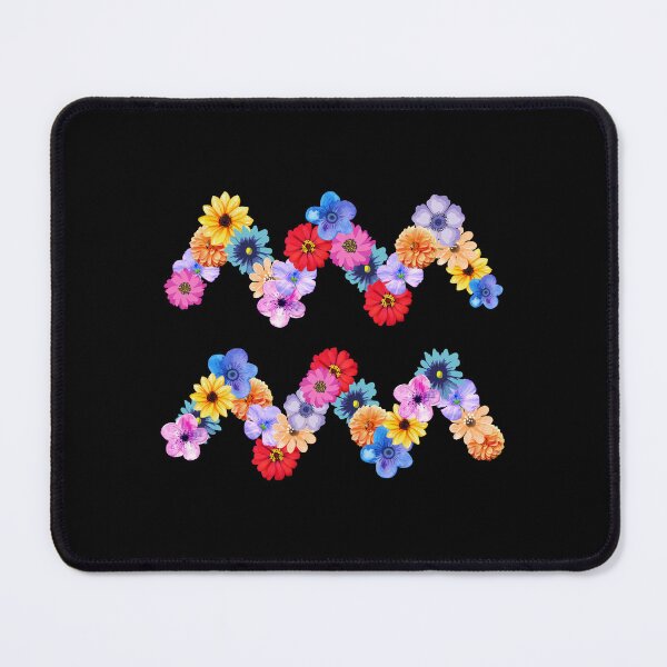 Item preview, Floral Aquarius Zodiac Symbol designed and sold by Hellofriendco.