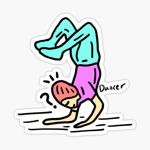 a dancing man Sticker