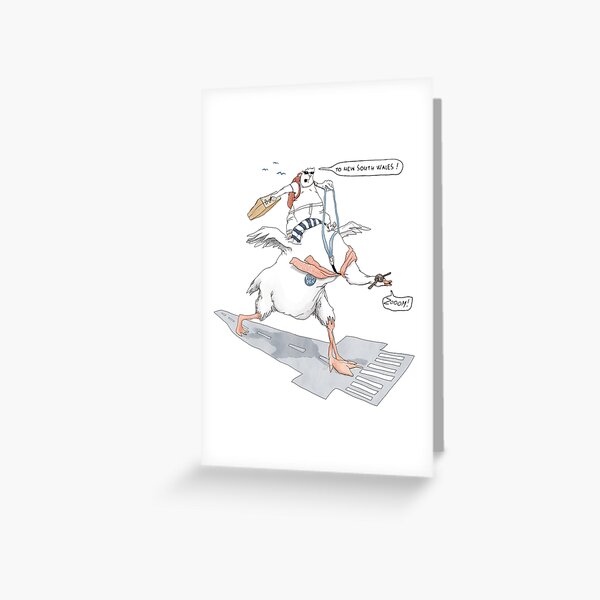 New South Wales Traveler Greeting Card