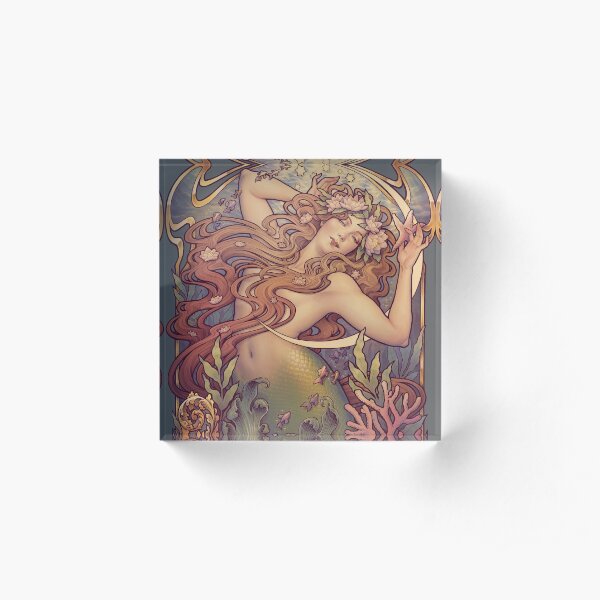 Andersen's Little Mermaid Acrylic Block