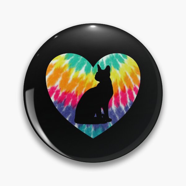 Item preview, Abyssinian Heart With Tie dye Print Abyssinian Cat Mom Dad designed and sold by JokeGysen.